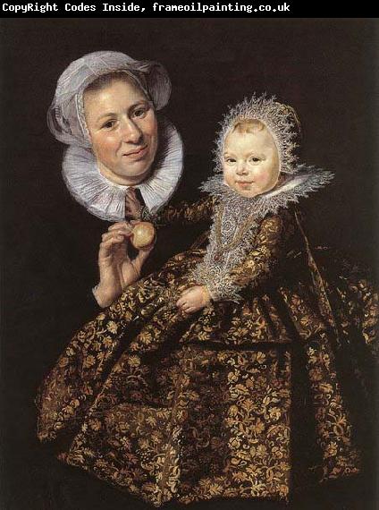 Frans Hals Catharina Hooft with her Nurse